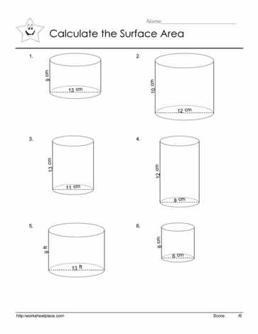 Area of a Cylinder