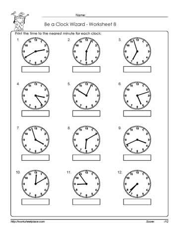Telling-Time-To-The-Minute-Worksheet-h