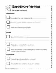 Expository Writing Worksheets