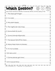 Top 10 Seasons Worksheet Grade 4 Pics - Small Letter Worksheet