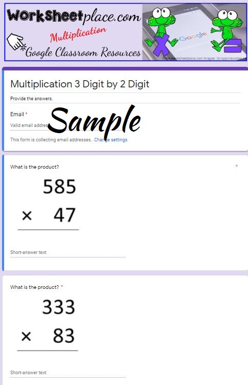 3 Digit by 2 Digit Multiplication