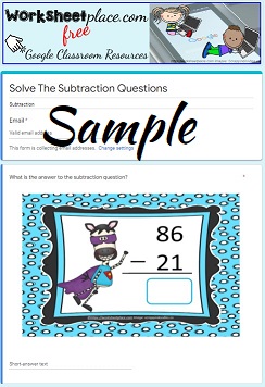 2 Digit Subtraction Worksheet-6