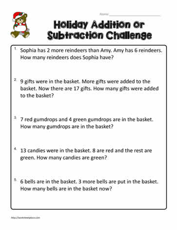 2nd Grade Word Problems