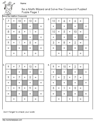Addition-Crossword-Puzzle-1