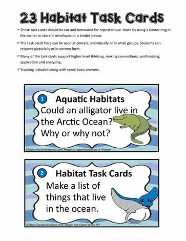 Task Card for Habitat