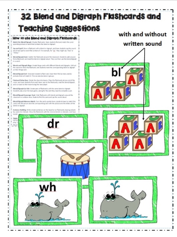 Blend and Digraph Flashcards