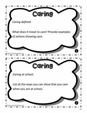 Caring Task Cards