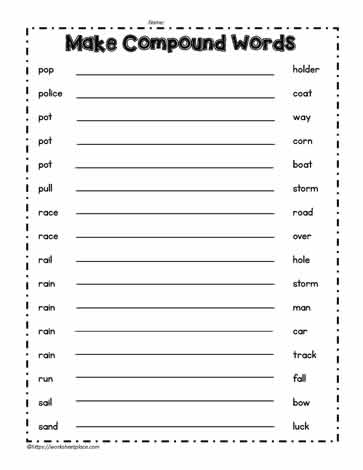 Print the Compound Words