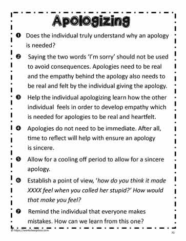 Poster for Apologizing