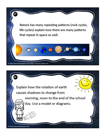 Earth and Space Task Cards 23-24
