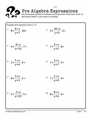 Evaluate the Expressions With Division