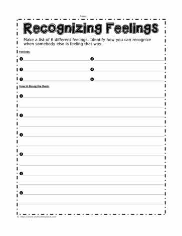 Recognizing Feelings