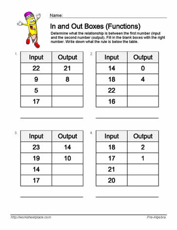 Input Output Subtraction 7
