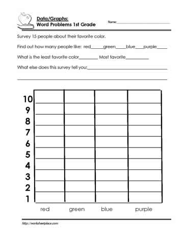 First Grade Graphing Worksheet