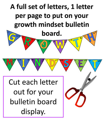 Growth Mindset Letters
