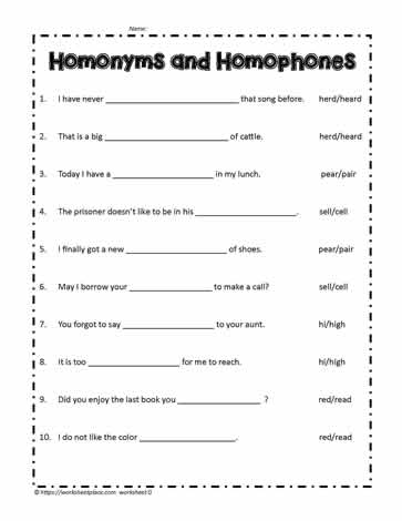 Homophone-Worksheet-a