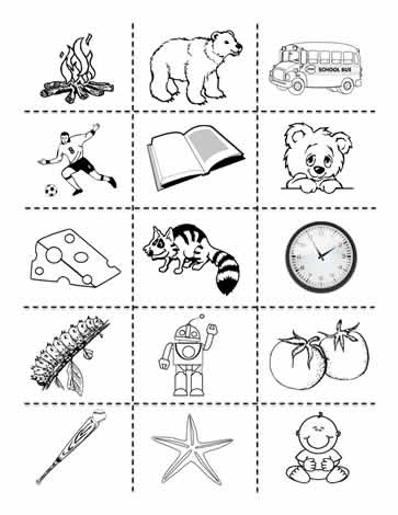 Living and Non Living Clipart Worksheets