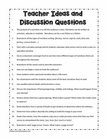 Teacher Ideas and Questions