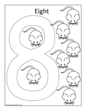 figure 8 coloring pages