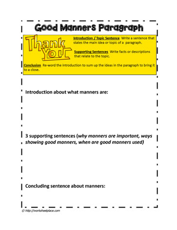 Paragraph About Good Manners