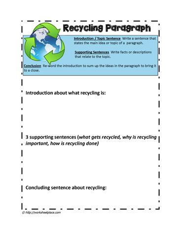 Paragraph About Recycling