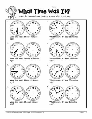 Past-time-5-minutes-worksheet-5