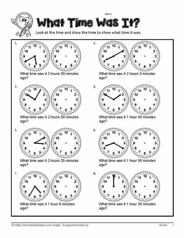 Past-time-5-minutes-worksheet-6
