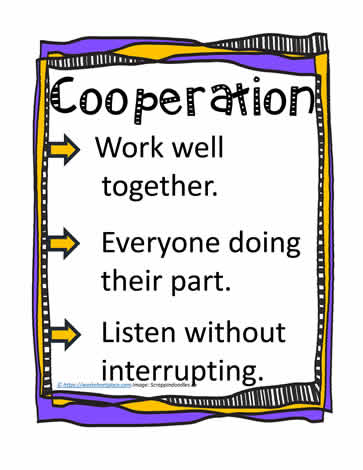 Poster and Definition for Cooperation