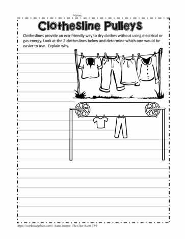 Pulleys on Clotheslines