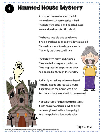 Reading Comprehension About A Haunted House 