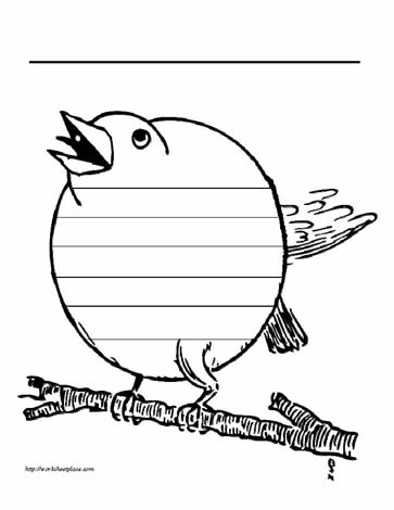 Bird Shape Book