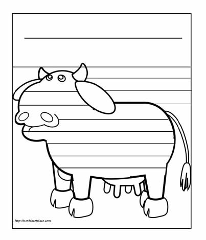 Cow Shape Book