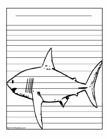 Shark Shape Book