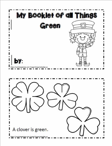 Mini 'All Things Green' Booklet