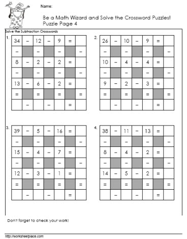 Subtractiion-Crossword-Puzzle-4
