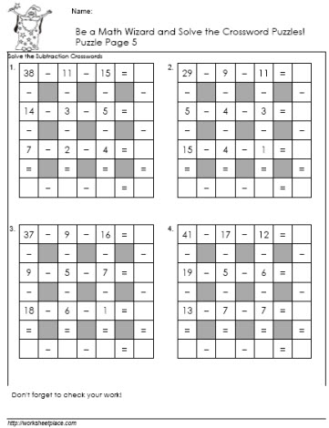 Subtractiion-Crossword-Puzzle-5
