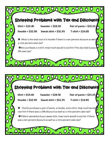 Tax And Discount Problems 3