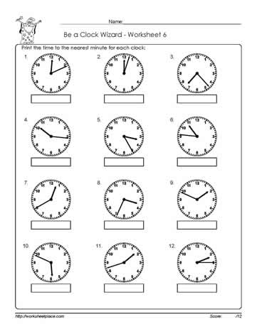 Telling-Time-To-The-Minute-Worksheet-f