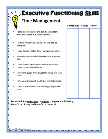 Time Management Teaching Activity