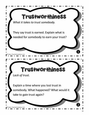 Trustworthiness Task Cards