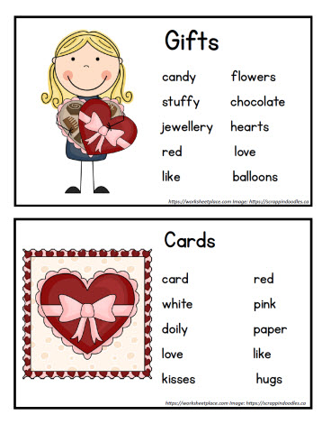 Valentines Visual Writing Prompts