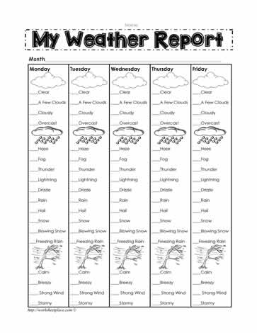 My Weather Report