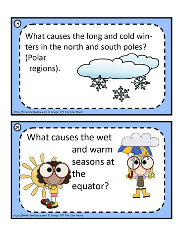 Weather Task Cards 19-20