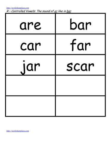 are, far car word study lists
