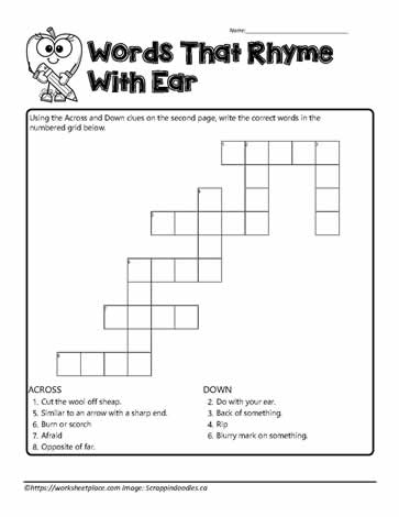 ear Crossword