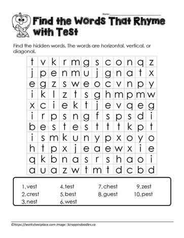 est Word Search