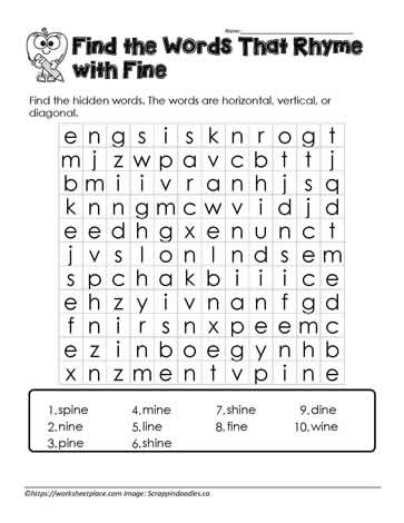 ine Word Search