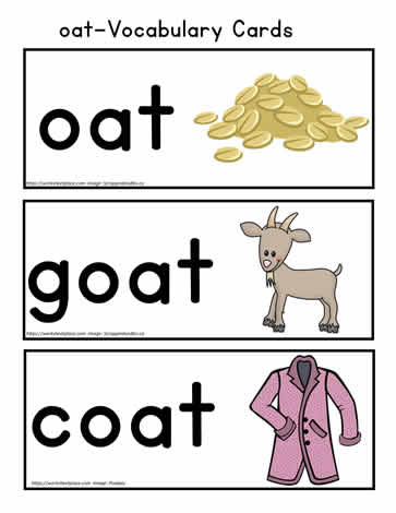 oat Vocabulary Cards