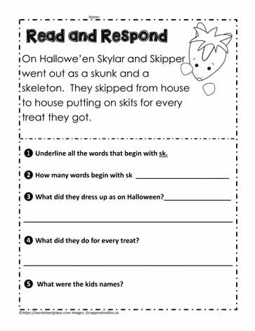 Read and Respond sk Blends