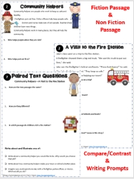 2nd Grade Paired Passages Worksheets